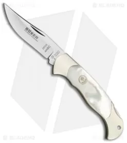 Boker Scout Lock Back Pocket Knife Mother Of Pearl (3.125" Satin) 112005