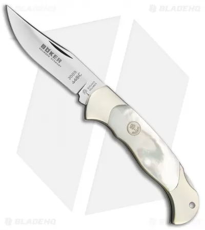 Boker Scout Lock Back Pocket Knife Mother Of Pearl (3.125" Satin) 112005 1 Boker Scout Lock Back Pocket Knife Mother Of Pearl (3.125" Satin) 112005