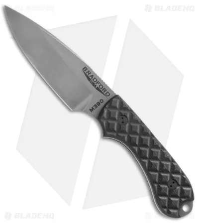 Bradford Knives Guardian3 Fixed Blade Knife Black G10 (3.5" FE/Stonewash/M390) 1 Bradford Knives Guardian3 Fixed Blade Knife Black G10 (3.5" FE/Stonewash/M390)