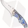 Brian Tighe Custom Tighe Coon Knife NIRK Lock Multi-Color Titanium (3.75" Satin)