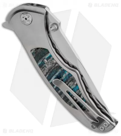 Brian Tighe Custom Tighe Coon Knife Mammoth Tooth Folder (3.75" Polished) 2 Brian Tighe Custom Tighe Coon Knife Mammoth Tooth Folder (3.75" Polished) - Image 2