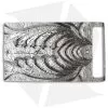 Brian Tighe Custom Rib Cage Damasteel Belt Buckle