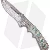 Brian Tighe Spicy Tighe Spring Assisted Knife W/ Abalone (4" Damasteel)