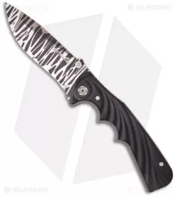 Brian Tighe Spicy Tighe Spring Assisted Knife W/ Black G-10 (4" Stripe)