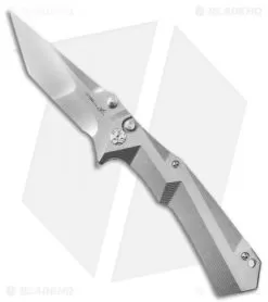Brian Tighe Custom Tighe Tac Tanto Knife Titanium (4" Polish SW)
