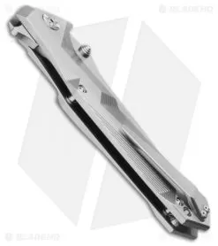 Brian Tighe Custom Tighe Tac Tanto Knife Titanium (4" Polish SW) -Knife Shop brian tighe ta tanto spine jm