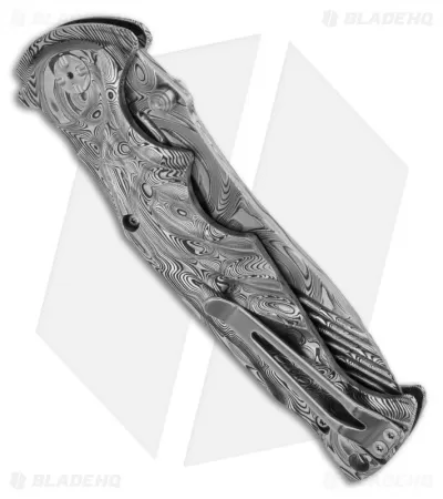 Brian Tighe Custom Tighe Breaker Knife (4" Damasteel) 2 Brian Tighe Custom Tighe Breaker Knife (4" Damasteel) - Image 2