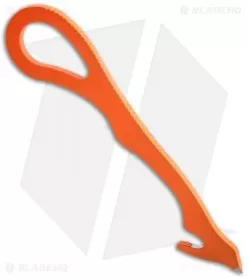 Buck Knives Buck 299 Strap Cutter Orange W/ Nylon Sheath 0299ORG-B -Knife Shop buck 0299org b side