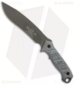 Buck Knives Buck/Hood Thug Fixed Blade Knife Micarta (7" Black) 0070BKSBH