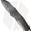 Burr Oak Knives Full Dress Dreadnought Knife Skull/Carbon Fiber (3.5" Damascus)