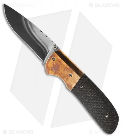 Burr Oak Knives Drop Point Knife LSCF Bronze (3.25" San Mai) 1 Burr Oak Knives Drop Point Knife LSCF Bronze (3.25" San Mai)
