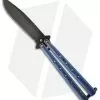 Chuck Gedraitis Knives Balisong #108 Titanium Butterfly Knife (4" Black)