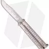 Chuck Gedraitis Knives Balisong #91 Titanium Butterfly Knife (4.25" Hamon)
