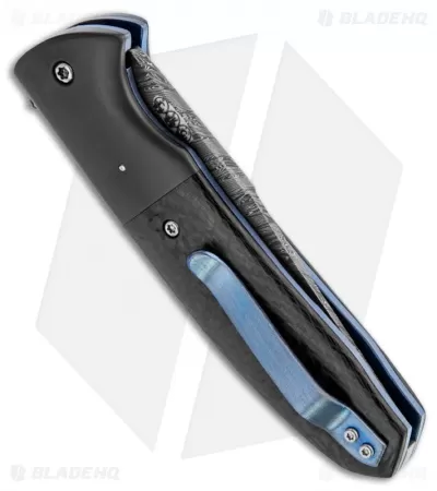 Chuck Gedraitis Small Accentor Flipper Knife (3.125" Damascus) 2 Chuck Gedraitis Small Accentor Flipper Knife (3.125" Damascus) - Image 2