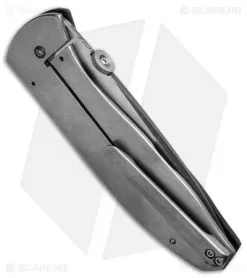 Chuck Gedraitis Reverse Sora Frame Lock Knife Carbon Fiber/Ti (3.25" Two-Tone) -Knife Shop chuck gedraitis reverse sora cf cm side