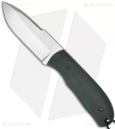 Chuck Gedraitis Snubnose Fixed Blade Knife W/ Green G-10 (3.06" Satin Plain) 1 Chuck Gedraitis Snubnose Fixed Blade Knife W/ Green G-10 (3.06" Satin Plain)