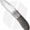 Chuck Gedraitis Snubnose Folder Knife W/ LSCF Carbon Fiber (3" Satin Plain)