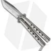 Chuck Gedraitis Knives Balisong #49 Titanium Butterfly Knife (3.125" Hamon)