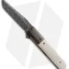 Chuck Gedraitis Yakuza Liner Lock Knife Zirconium/Micarta (3.75" Damascus)