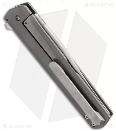 Chuck Gedraitis Yakuza Frame Lock Knife Titanium (3.625" Satin) 2 Chuck Gedraitis Yakuza Frame Lock Knife Titanium (3.625" Satin) - Image 2