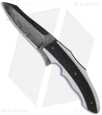 Corrie Schoeman Ilusion Flipper Folder Knife (3.5" Damascus) 1 Corrie Schoeman Ilusion Flipper Folder Knife (3.5" Damascus)
