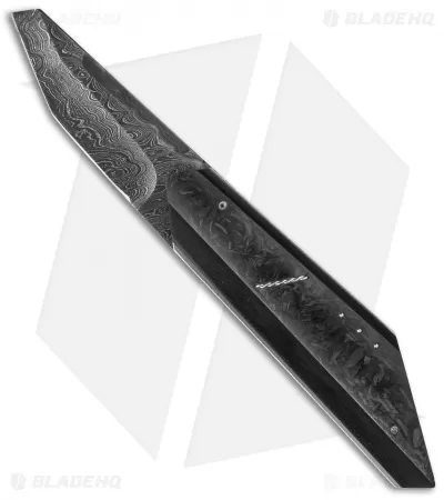 Corrie Schoeman T-Mate Flipper Knife Marbled Carbon Fiber (2.875" Damascus) 1 Corrie Schoeman T-Mate Flipper Knife Marbled Carbon Fiber (2.875" Damascus)