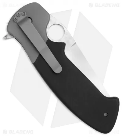 Custom Crawford Kasper Flipper Knife W/ Micarta (3.875" Satin Plain) 2 Custom Crawford Kasper Flipper Knife W/ Micarta (3.875" Satin Plain) - Image 2