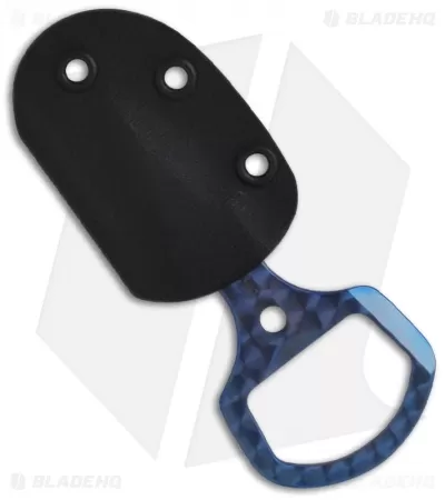 Custom Crawford Key Chain Titanium Bottle Opener Knife Fixed Blade (1.25" Plain) 2 Custom Crawford Key Chain Titanium Bottle Opener Knife Fixed Blade (1.25" Plain) - Image 2