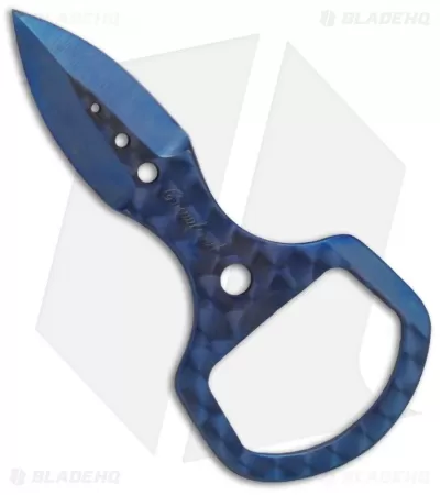 Custom Crawford Key Chain Titanium Bottle Opener Knife Fixed Blade (1.25" Plain) 1 Custom Crawford Key Chain Titanium Bottle Opener Knife Fixed Blade (1.25" Plain)