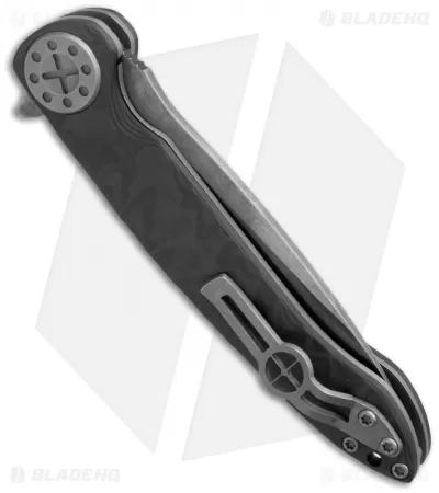 Curtiss Custom Knives Liner Lock Knife Carbon Fiber (4" Acid Wash) 2 Curtiss Custom Knives Liner Lock Knife Carbon Fiber (4" Acid Wash) - Image 2