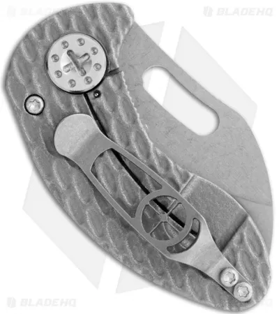 Curtiss Custom Knives Nano Folder Crater Titanium Knife (1.8" Plain) 2 Curtiss Custom Knives Nano Folder Crater Titanium Knife (1.8" Plain) - Image 2