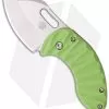 Curtiss Custom Knives Nano Framelock Folder Knife W/ Lime G10 Scales (1.75")