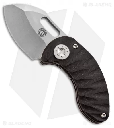 Curtiss Custom Nano Linerlock Folder Knife Red/Black G10 (1.875" Stonewash) 1 Curtiss Custom Nano Linerlock Folder Knife Red/Black G10 (1.875" Stonewash)