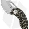 Curtiss Custom Nano Linerlock Folder Knife Black/OD G10 Scales (1.875" Plain)
