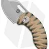 Curtiss Custom Nano Linerlock Folder Knife W/ Camo G10 Scales (1.875" Stonewash)