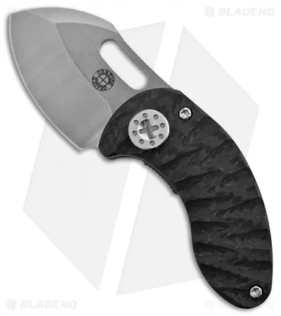 Curtiss Custom Nano Linerlock Folder Knife W/ Carbon Fiber Scales (1.75" Plain) 1 Curtiss Custom Nano Linerlock Folder Knife W/ Carbon Fiber Scales (1.75" Plain)
