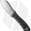 Fiddleback Forge Nessmuk Knife Black Canvas Micarta (4" Satin)