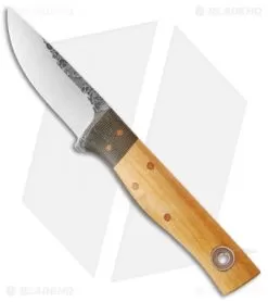 Fiddleback Forge Patch Knife OD Green/Canary Wood (3.125" Satin)