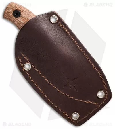 Fiddleback Forge Production Runt Knife Natural Canvas Micarta (2.125" Stonewash) 2 Fiddleback Forge Production Runt Knife Natural Canvas Micarta (2.125" Stonewash) - Image 2