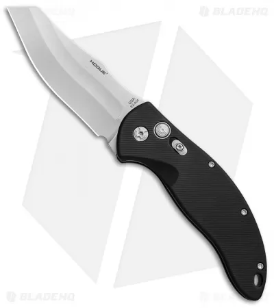 Hogue Knives EX-A04 Wharncliffe Automatic Knife Black (4" Tumbled) 34406 1 Hogue Knives EX-A04 Wharncliffe Automatic Knife Black (4" Tumbled) 34406