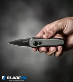 Kershaw Launch 4 CA Legal Automatic Knife Gray (1.9" Black) 7500GRYBLK -Knife Shop kershaw launch 4 gray 7500GRYBLK BHQ 74062 dl hand