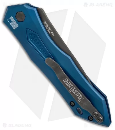 Kershaw Launch 6 Automatic Knife Blue Aluminum (3.75" Black) 7800BLUBLK 3 Kershaw Launch 6 Automatic Knife Blue Aluminum (3.75" Black) 7800BLUBLK - Image 3