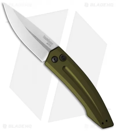 Kershaw Launch 2 Automatic Knife OD Green Aluminum (3.4" Stonewash) 7200SWOL 1 Kershaw Launch 2 Automatic Knife OD Green Aluminum (3.4" Stonewash) 7200SWOL