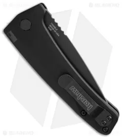 Kershaw Launch 3 Automatic Knife Black Aluminum (3.4" Black) 7300BLK -Knife Shop kershaw launch auto 3 7300blk side cm