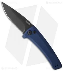Kershaw Launch 3 Automatic Knife Blue Aluminum (3.4" Black)