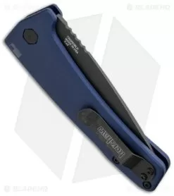 Kershaw Launch 3 Automatic Knife Blue Aluminum (3.4" Black) -Knife Shop kershaw launch auto 3 black dlc blue side cm