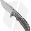 Kizer Cutlery Ki401X1 Flipper Frame Lock Knife Titanium (3.5" Stonewash)