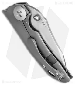 Kizer John Gray GPB1 Folding Knife Titanium (3.5" Gray) Ki4473 -Knife Shop kizer gpb1 ki4473 back dl