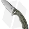 Kizer Tigon Liner Lock Knife Green/Tan G-10 (3.625" Stonewash) Ki4450A2