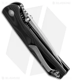 Kizer Vanguard V3 Vigor Liner Lock Knife Black G-10 (3" Satin) V3403N1 7 Kizer Vanguard V3 Vigor Liner Lock Knife Black G-10 (3" Satin) V3403N1 -Knife Shop kizer v3 vigor v3403a1 black back jr